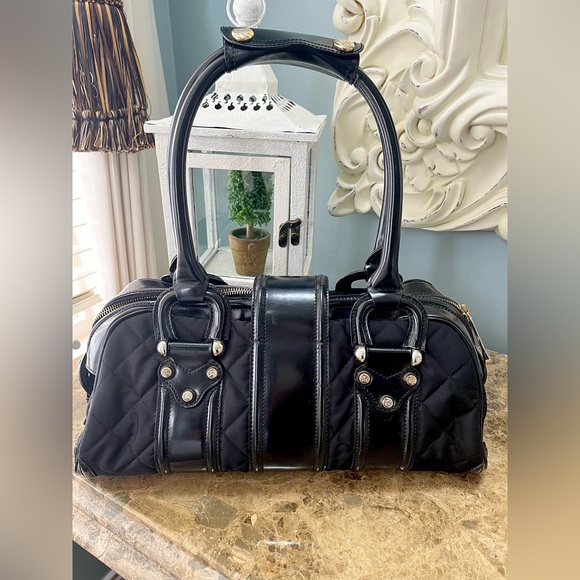 Burberry Quilted Nylon Manor Satchel Bag - Picture 3 of 11